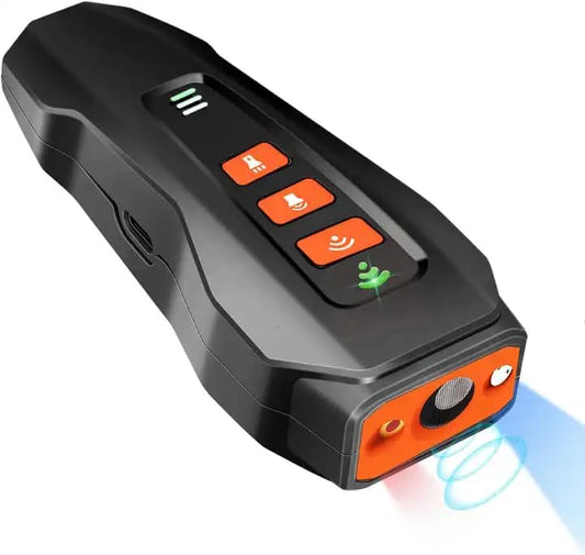 Dog Bark Deterrent Device, 3-In-1 Rechargable Ultrasonic Training Tool for Dogs, Safe and Easy to Use anti Bark Tool for Unwanted Dog Behavior