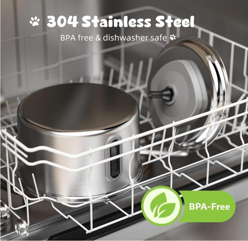 3.5L Large Capacity Automatic Pet Water Dispenser for Drinking with Level Window